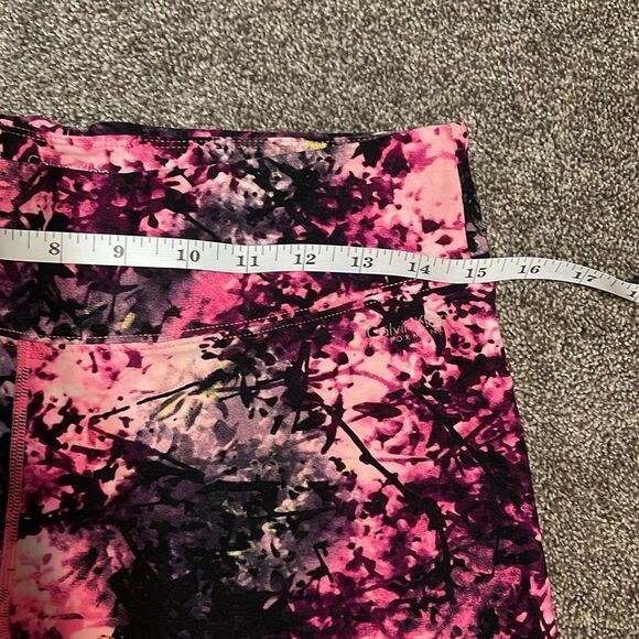 CALVIN KLEIN PERFORMANCE Quick dry Printed High-Waist 7/8 Length Leggings Size L - Picture 10 of 12